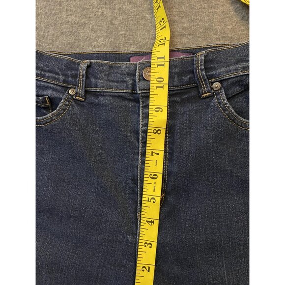 Gloria Vanderbilt Jeans Womens 10 Blue Amanda High Rise Tapered Leg Stretch - Picture 8 of 12